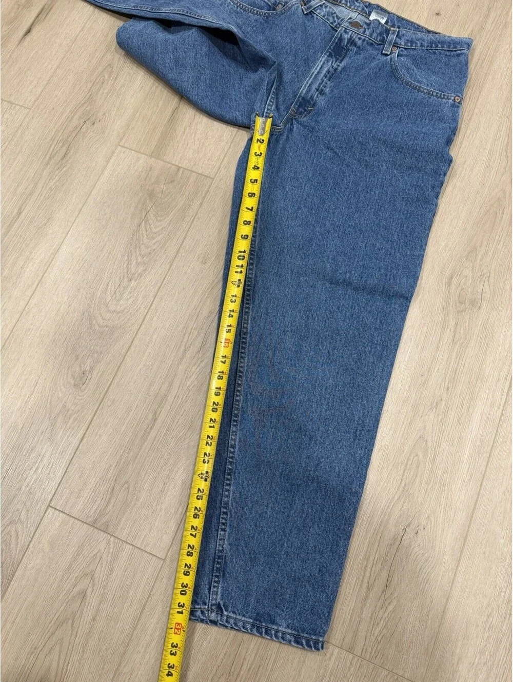 NWOT Vintage 90s Levis 560 Jeans 36x31 Loose Fit Tapered Leg Blue USA Made 1997